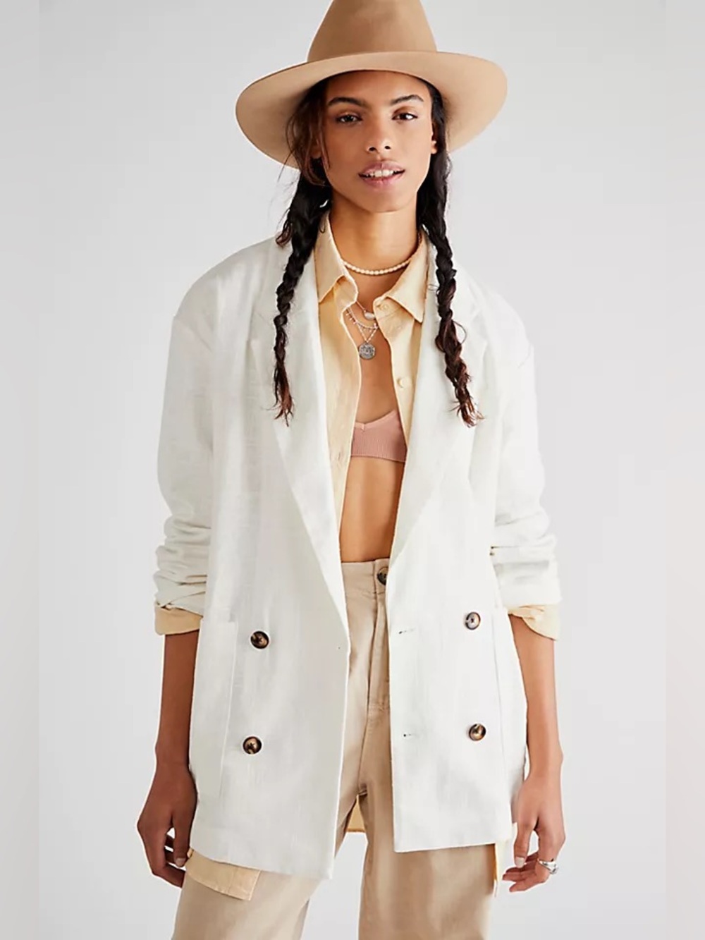 Free People Carrie Relaxed Blazer